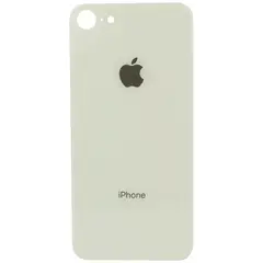 MR1_84916 Задня кришка (скло) для iphone 8 золотистий (великий виріз під камеру) PRC