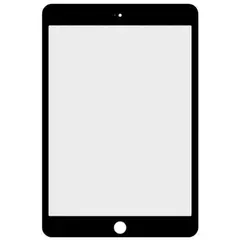 MR1_85057 Скло дисплея для переклеювання ipad mini, ipad mini 2, ipad mini 3 чорний PRC