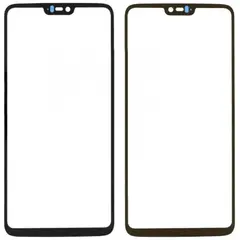 MR1_85701 Скло дисплея для переклеювання oneplus 6 чорний, oca PRC