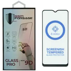 MR1_86395 Захисне скло premium tempered glass для redmi 9, poco m2 чорний PRC
