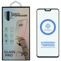 MR1_86539 Захисне скло premium tempered glass для honor 8x чорний PRC