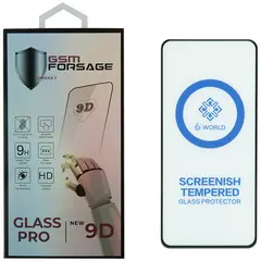 MR1_86549 Захисне скло premium tempered glass для huawei p40 lite, nova 7i чорний PRC