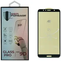 MR1_86550 Захисне скло premium tempered glass для huawei y6 prime (2018), honor 7a pro чорний PRC