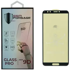 MR1_86551 Захисне скло premium tempered glass для huawei y7 prime (2018), honor 7c pro чорний PRC