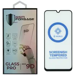 MR1_86556 Захисне скло premium tempered glass для samsung galaxy a20, a30, a50, a30s, a50s чорний PRC