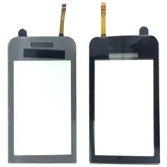 MR1_87317 Тачскрін для samsung s5230 сріблястий с самоклейкой PRC