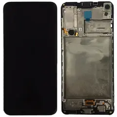 MR1_87718 Дисплей samsung galaxy a21s sm-a217 (prc), сервісний оригінал з frame чорний SAMSUNG