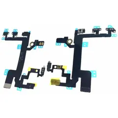 MR1_88497 Шлейф з кнопкою включення, спалахом та мікрофоном для iphone 5c (4.0) PRC