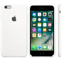 MR1_89544 Чохол (silicone case) для iphone 6 plus, iphone 6s plus білий PRC