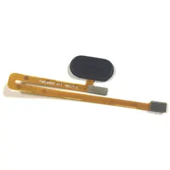 MR1_91176 Шлейф meizu mx6 центральна кнопка (home) чорний PRC