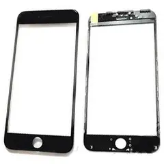 MR1_91283 Скло дисплея для переклеювання iphone 6 plus чорний у зборі з frame PRC