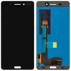 MR1_91912 Дисплей для nokia 6 (ta-1003, ta-1033, ta-1025, ta-1021) у зборі чорний PRC