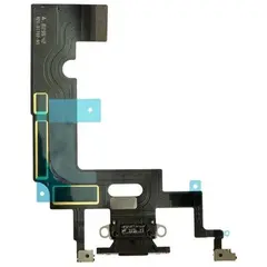 MR1_92313 Шлейф заряджання для iphone xr чорний - high copy PRC