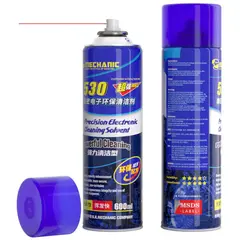 MR1_92518 Спрей чистки чутливої електроніки mechanic 530 (600 мл.) синій MECHANIC