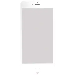 MR1_92542 Скло дисплея для переклеювання iphone 6 plus з рамкою та oca білий PRC