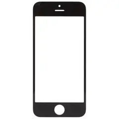 MR1_92899 Скло дисплея для переклеювання iphone 5 (4.0) з рамкою та oca чорний PRC