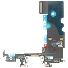MR1_93343 Шлейф заряджання для iphone 8 білий, op PRC
