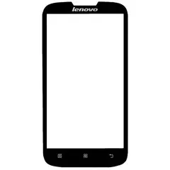 MR1_94476 Скло дисплея для переклеювання lenovo a560 чорний PRC