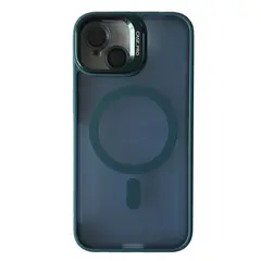 ЧОХОЛ CASE PRO MATTE FORTABLE CAMERA LENS MAGSAFE ДЛЯ IPHONE 15 DARK СИНІЙ