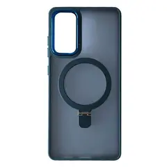 ЧОХОЛ MATTE RING-MAGSAFE ДЛЯ SAMSUNG S24+ ТЕМНО СИНІЙ