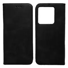 ЧОХОЛ-КНИЖКА BLACK TPU MAGNET ДЛЯ REDMI NOTE 13 5G, ЧОРНИЙ