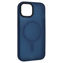 ЧОХОЛ TOTAL MATTE MAGSAFE ДЛЯ IPHONE 15 PRO DARK СИНІЙ