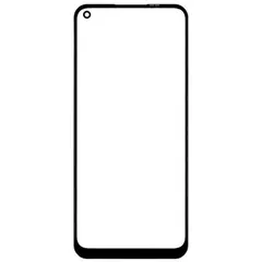 MR1_95140 Скло дисплея для переклеювання oppo a32 (2020), a54 4g, a33 (2020), a52 (2020) чорний, oca PRC