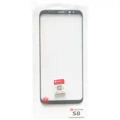 MR1_95152 Скло дисплея для переклеювання samsung galaxy s8 sm-g950 чорний, oca PRC