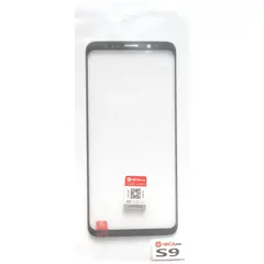 MR1_95154 Скло дисплея для переклеювання samsung galaxy s9 sm-g960 чорний, oca PRC