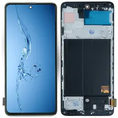 MR1_95203 Дисплей для samsung galaxy a51 sm-a515 oled з frame чорний (6.43 lcd) PRC