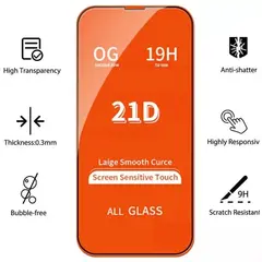 MR1_95248 Захисне скло tempered glass full glue для iphone 13 pro max, iphone 14 plus 21d чорний PRC
