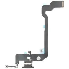 MR1_95281 Шлейф заряджання для iphone xs (5.8) сірий PRC