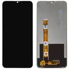 MR1_95526 Дисплей realme 5, realme 5i, realme 6i, realme c3 у зборі чорний (prc) OPPO