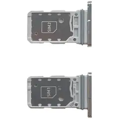 MR1_95585 Тримач sim карти для samsung galaxy s21 sm-g990f, ds, s21 plus sm-g995f, ds, s21 ultra sm-g998 сірий PRC