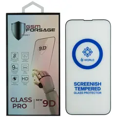 MR1_95748 Захисне скло premium tempered glass для iphone 13 pro max, iphone 14 plus чорний PRC