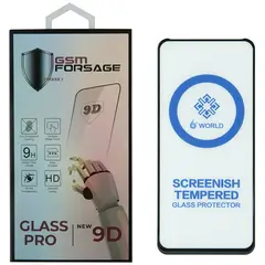 MR1_95752 Захисне скло premium tempered glass для oneplus nord n100, oppo a32, a33 (2020) чорний PRC