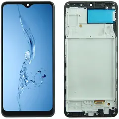 MR1_96007 Дисплей для samsung galaxy a22 4g sm-a225 oled з frame чорний (6.36 lcd) PRC