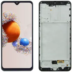 MR1_96350 Дисплей для samsung galaxy a31 sm-a315 oled з frame чорний (6.2 small lcd) PRC