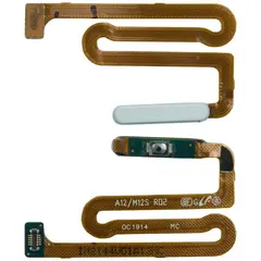 MR1_96382 Шлейф samsung galaxy a12 sm-a125, sm-a127, m12 sm-m125, sm-m127 (сканер відбитку пальця) білий PRC