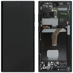 MR1_96403 Дисплей samsung galaxy s22 ultra 5g sm-s908 (prc), сервісний оригінал з frame чорний SAMSUNG
