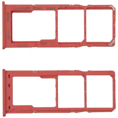 MR1_96666 Тримач sim карти для samsung galaxy a02 sm-a022f, ds червоний PRC