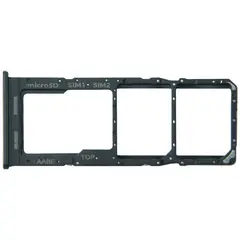 MR1_96673 Тримач sim-карти для samsung galaxy a12 sm-a125f, ds чорний PRC