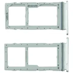 MR1_96703 Тримач sim карти для samsung galaxy s20 ultra sm-g988b, ds білий PRC