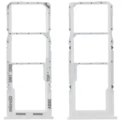 MR1_96773 Тримач sim карти для samsung galaxy a22 4g sm-a225f, ds білий PRC