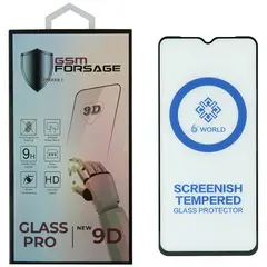 MR1_96868 Захисне скло premium tempered glass для samsung galaxy a03 core sm-a032, a03 sm-a035 чорний PRC