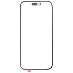 MR1_97533 Скло дисплея для переклеювання iphone 14 pro, oca для переклеювання чорний PRC