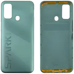 MR1_98152 Задня частина корпусу для tecno spark 7 зелений PRC