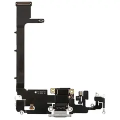 MR1_98242 Шлейф заряджання для iphone 11 pro max сріблястий, op PRC
