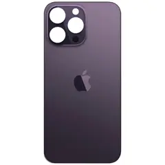MR1_98249 Задня кришка (скло) для iphone 14 pro пурпуровий (великий виріз під камеру), op PRC