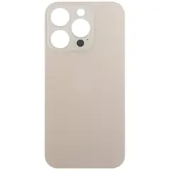 MR1_98250 Задня кришка (скло) для iphone 14 pro золотистий (великий виріз під камеру), op PRC